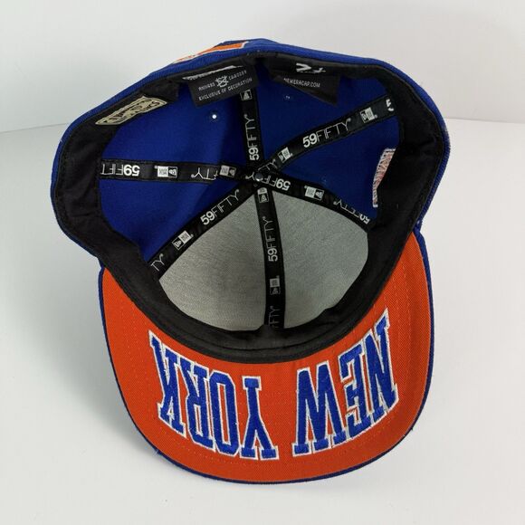New York Knicks New Era 59 FIFTY Hardwood Classic Hat Sz 7 1/2 State Logo - Picture 6 of 13